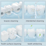 Side profile of Carepik replacement hose assembly for dental hygiene