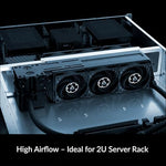 ARCTIC P8 Max black 80mm cooling fan rear exhaust view
