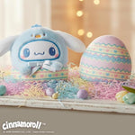 Close up of the intricate embroidered details on the authentic TeeTurtle Sanrio collectible toy