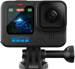 Rear touch screen display of Hero12 Black camera showing the interactive user settings menu.