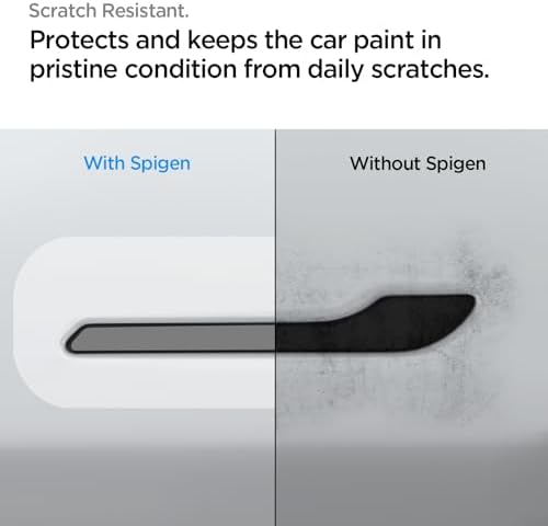 Spigen car paint protection kit including the pre cut films, squeegee, and installation spray bottle.