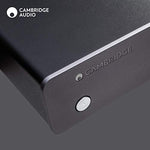 Imported Cambridge Audio Solo phono amplifier in a modern living room setting