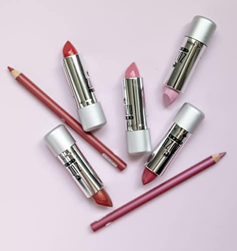 Zuzu Luxe Lipliner Bounce side profile of wooden pencil