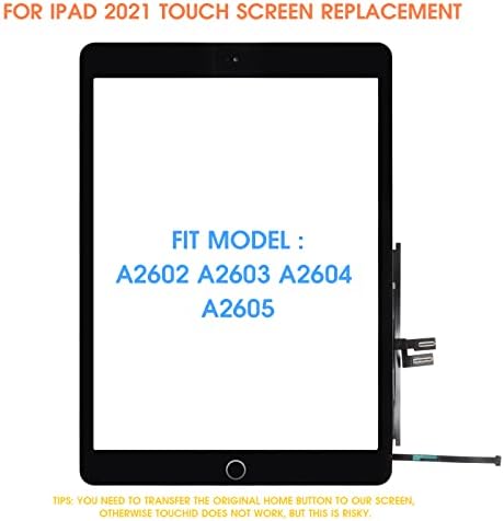 ARSSLY touch screen digitizer replacement kit showcasing included repair tools and adhesive tape