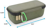Casematix portable protective carrier interior showing padded divider and mesh pocket