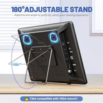 Erasiny outdoor travel TV setup with upgraded antenna for camping entertainment