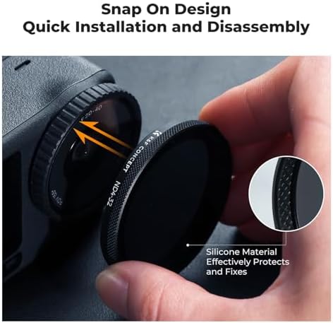 High definition optical glass texture on K&F Concept filter