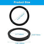 Close up of durable ABS plastic speaker mounting adaptor