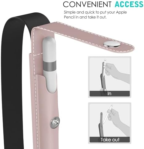 Travel ready protective stylus sleeve pouch in metallic rose gold finish
