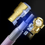 Tuolnk RF coaxial pigtail jumper cable showcasing the pure copper conductor and durable shielding.