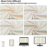 Versatile ten by ten feet fabric backdrop curtain panels for home event decor