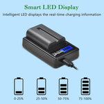 Back view of the premium fire-resistant camera battery charger housing