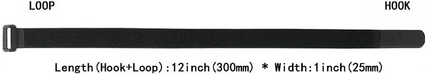 Heavy duty multi purpose nylon cord organizer straps being used to bundle computer and TV electronics cables.