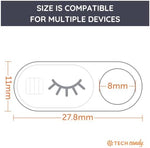 Tech privacy accessory showing smooth one finger operation on computer