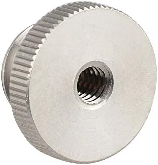 Camvate screw adapter angle view showing knurled edge
