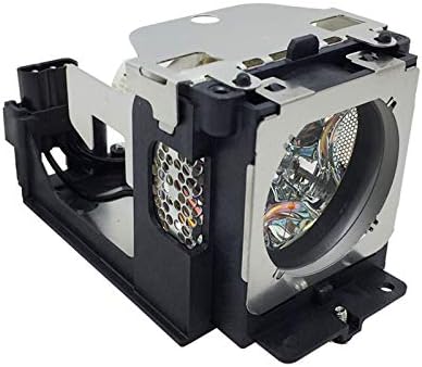 Woprolight POA-LMP111 replacement projector lamp showing secure terminal connections and durable plastic framing.