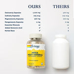 Solaray high absorption chelated mineral supplement bottle sitting upright on a clean surface.