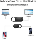 Close up view of the adhesive backing on the ZUCUCUC privacy slider for mobile smartphones