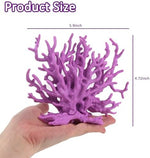 ASUNFO plastic aquarium ornaments showing safe hiding spaces for small betta fish and shrimp