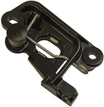 Close up view of the factory mounting holes on the genuine GM latch.