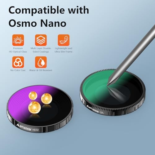 The four piece Amazear filter kit with protective case