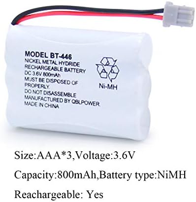 Close up view of the technical specifications label on the green NiMH battery cells.