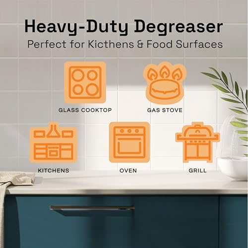 Two 32 fluid ounce bottles of Clean Republic degreaser for bulk household use.