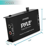 Pyle PP999 low noise preamplifier rear view indicating RCA outputs