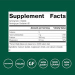 Standard Process Calcium Lactate supplement bottle label details