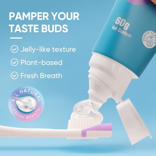BodyAccel fresh breath oral care set with ergonomic tongue brush