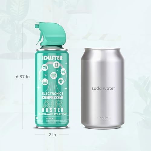 Portable electronics cleaning spray removing debris from mechanical keyboard keys