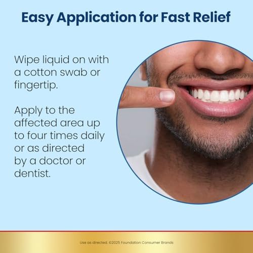 Anbesol ADA accepted maximum strength oral anesthetic liquid box details