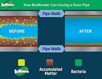 BioWonder powder texture and scoop for septic maintenance