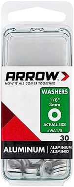 Arrow Fastener WA1/8 Aluminum Washers, 1/8-Inch, 30-Count - Image 4