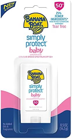 Banana Boat Baby Sunscreen Stick SPF 50 | Travel Sunscreen for Babies, Oxybenzone-Free, Baby Sunblock SPF 50, Pediatrician Tested, 0.5oz - Image 1