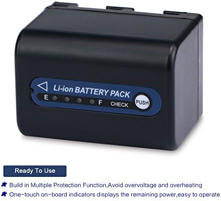 Melasta lithium ion camera power cell angled side view showing premium construction.