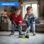 USA imported soft lightweight knee hockey accessory pack packaged safely for active Indian household games.