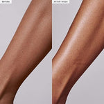 Watermelon seed butter body lotion tube angled displaying detailed label instructions.