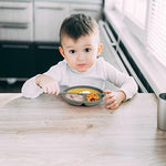 Eascrozn Food Grade Silicone Divided Baby Plate Set