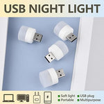 TECHGEAR multi-pack USB book lights arranged alongside a portable mobile power bank