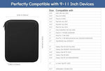 Dadanism 11 inch carrying case open compartment highlighting soft inner lining protection