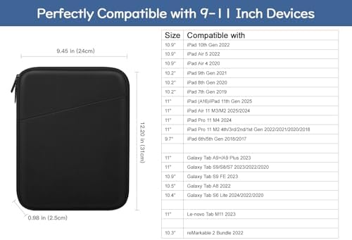 Dadanism 11 inch carrying case open compartment highlighting soft inner lining protection