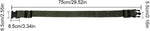 Eforcase tactical belt displayed in khaki color variant