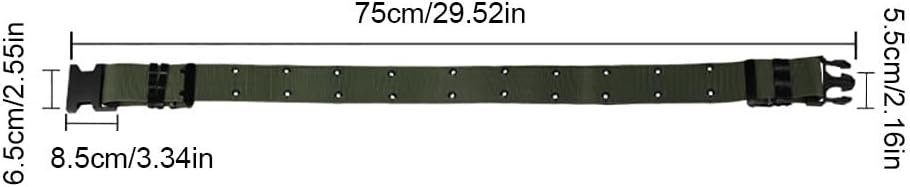 Eforcase tactical belt displayed in khaki color variant