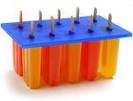 Norpro ice pop maker multicolor 10 cavity mold layout