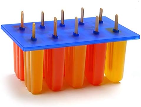 Norpro ice pop maker multicolor 10 cavity mold layout