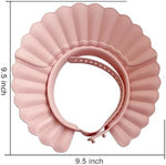 Soft bathing protection cap for children displaying the skin friendly inner lining