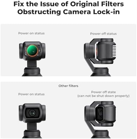Comparison of footage with and without K&F Concept CPL filter