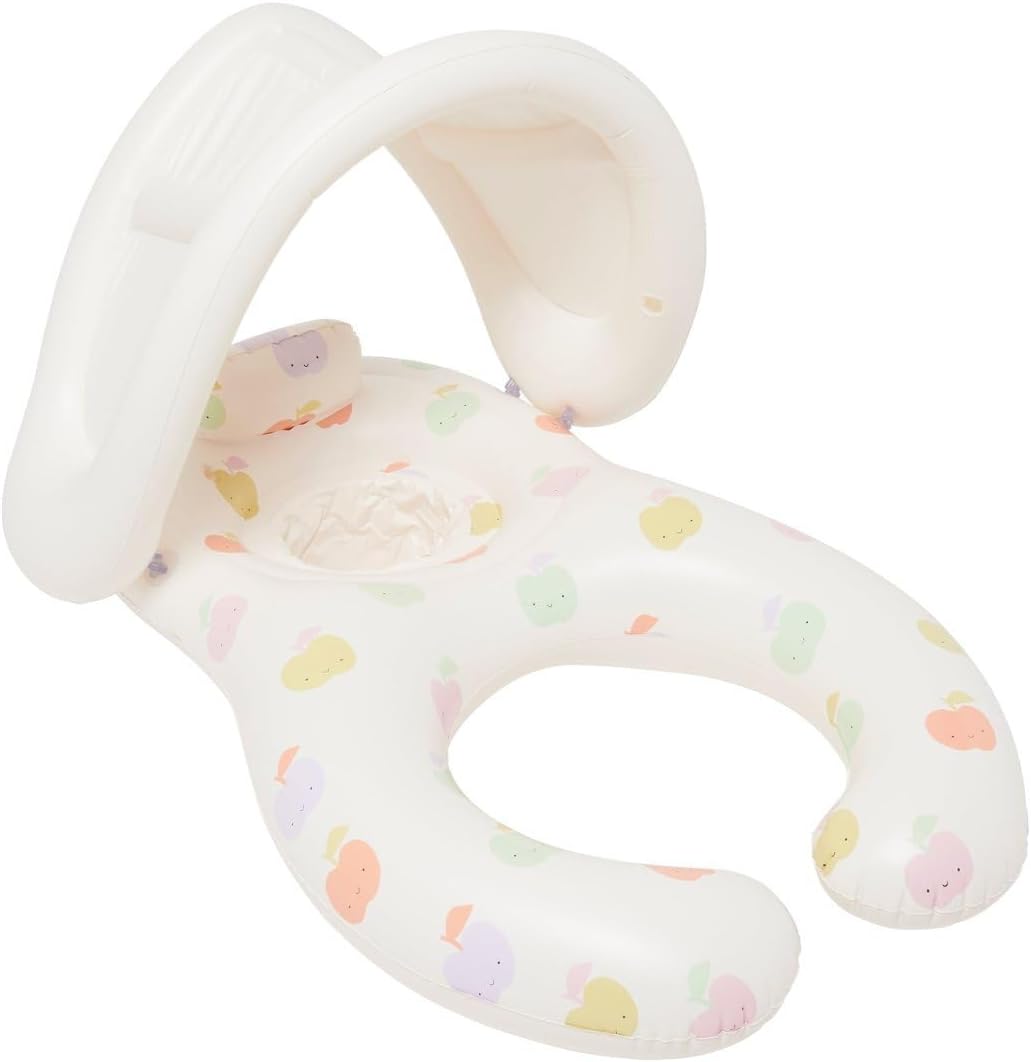 Sunnylife Float Together Baby Seat Apple Sorbet Multi front view