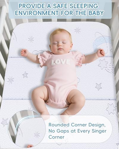 The portable toddler playpen mattress packed securely inside its convenient travel carry bag
